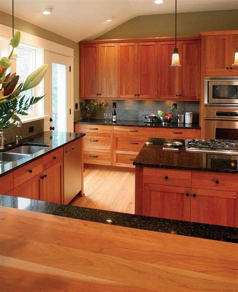 cherry wood kitchen cabinets